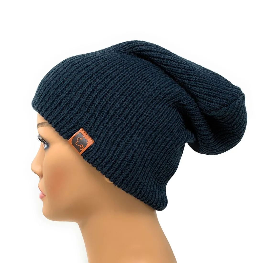 Empire Cove Long Beanie Winter Warm Solid Knit Womens Mens Unisex