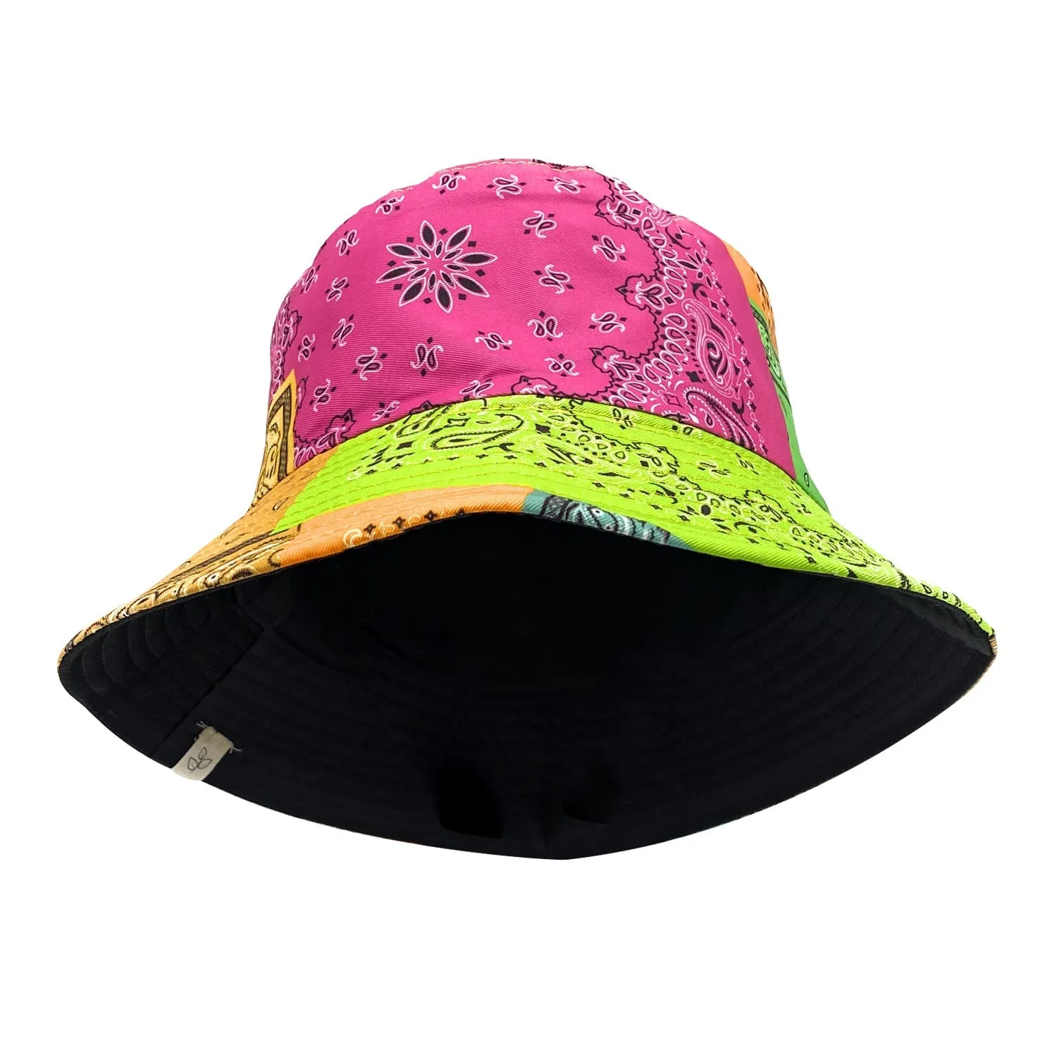 Empire Cove Paisley Bandana Design Bucket Hat Reversible Fisherman Cap Women Men