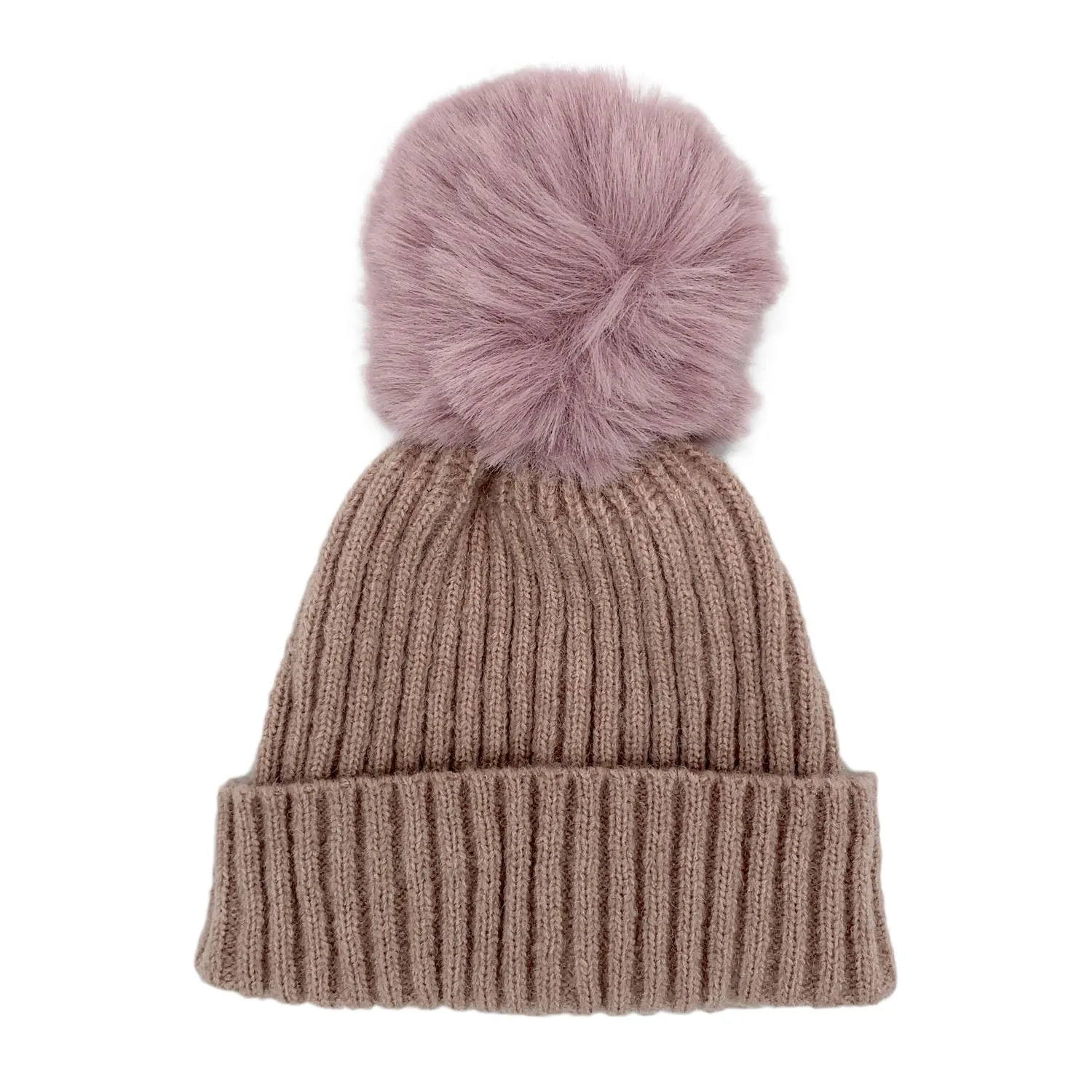 Empire Cove Winter Kids Boys Girls Cable Knit Cuff Beanie with Pom Pom