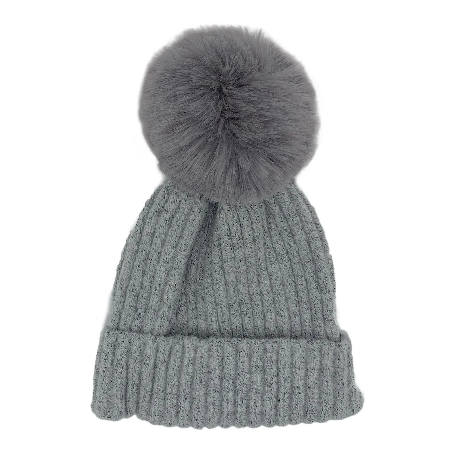 Empire Cove Winter Kids Boys Girls Cable Knit Cuff Beanie with Pom Pom