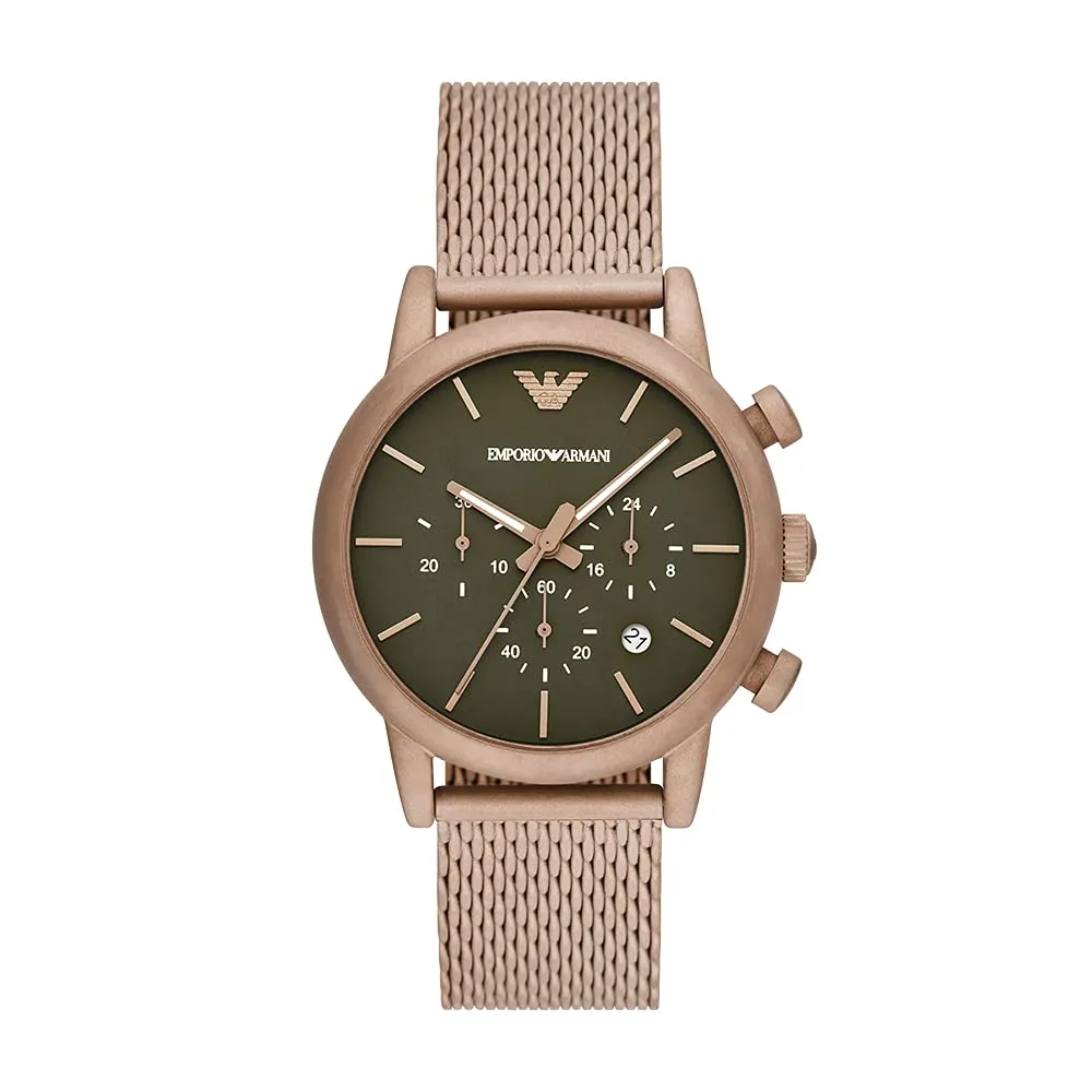 Emporio Armani Analog Green Dial Men's Watch | AR11428