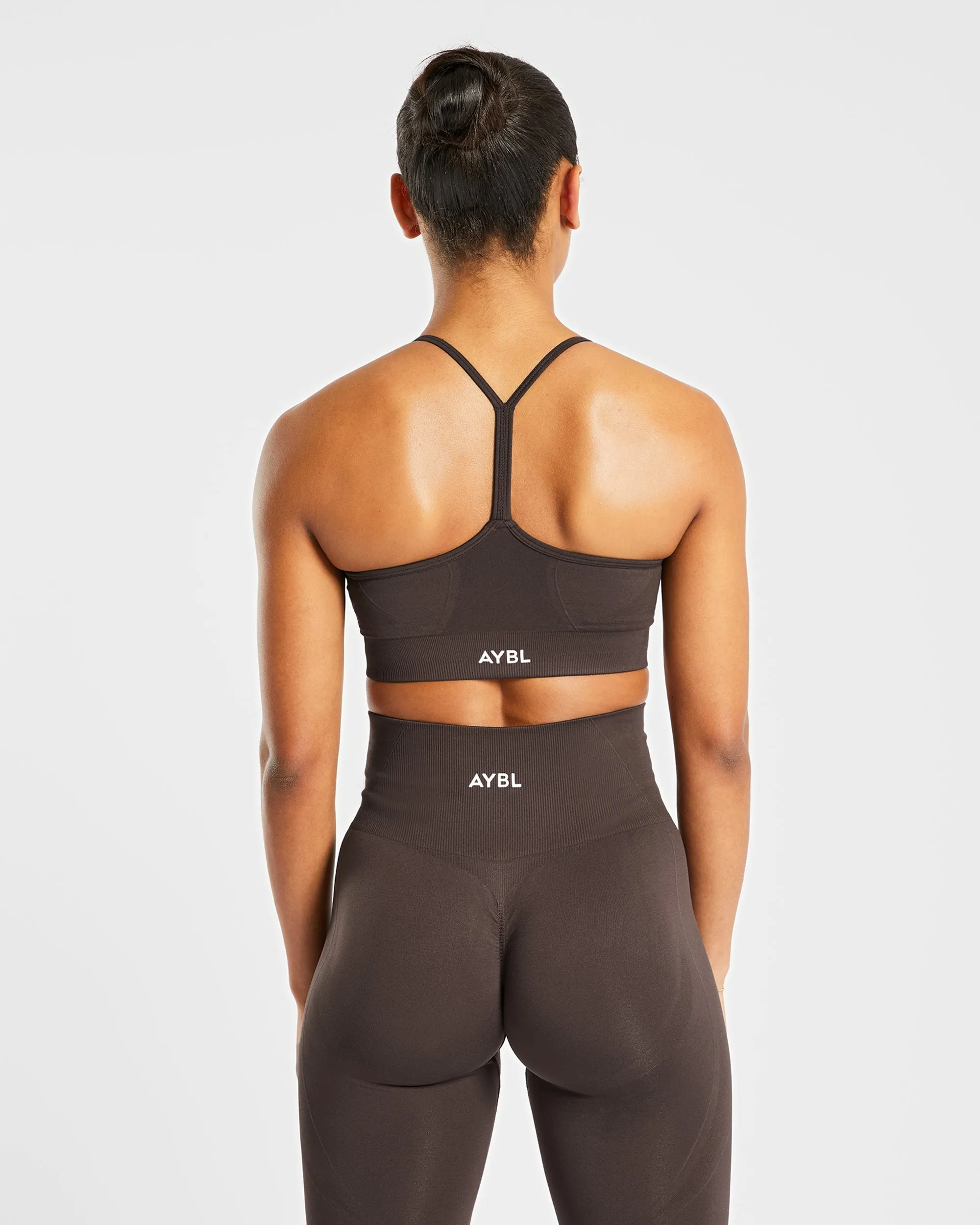 Empower Seamless Sports Bra - Cocoa Brown