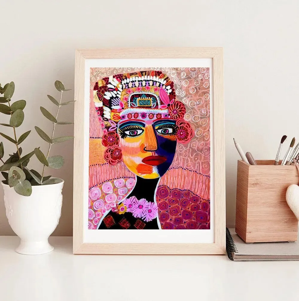 Empress Modern Art Print