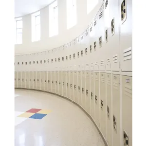 Empty Locker Room Printed Backdrop