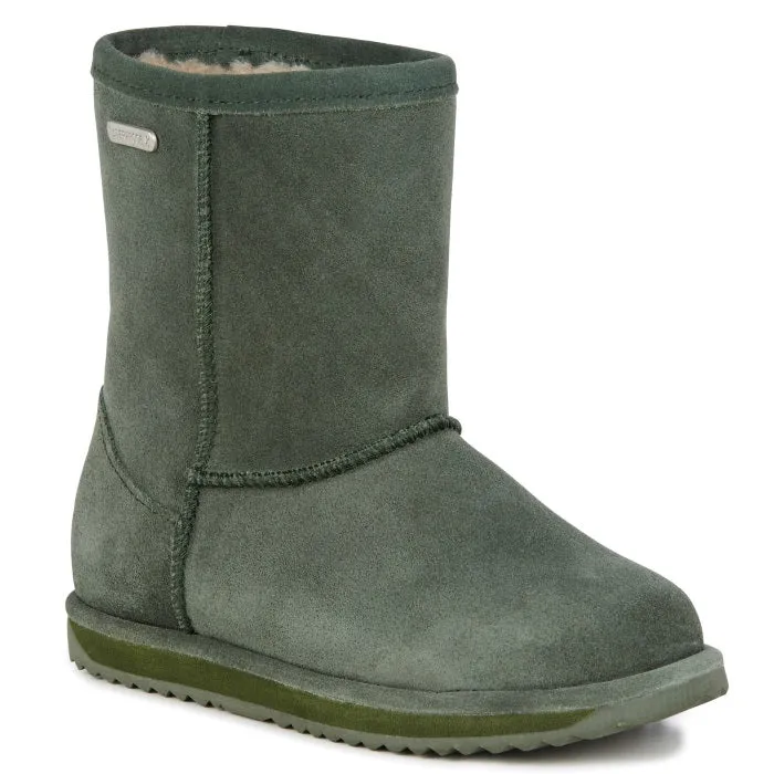 EMU - Kids - Brumby Lo WATERPROOF - Charcoal Grey sheepskin boots on sale