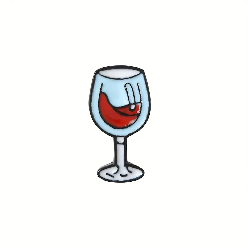 Enamel Wine Bottle  Glass Lapel Pins Wine Lovers MustHave