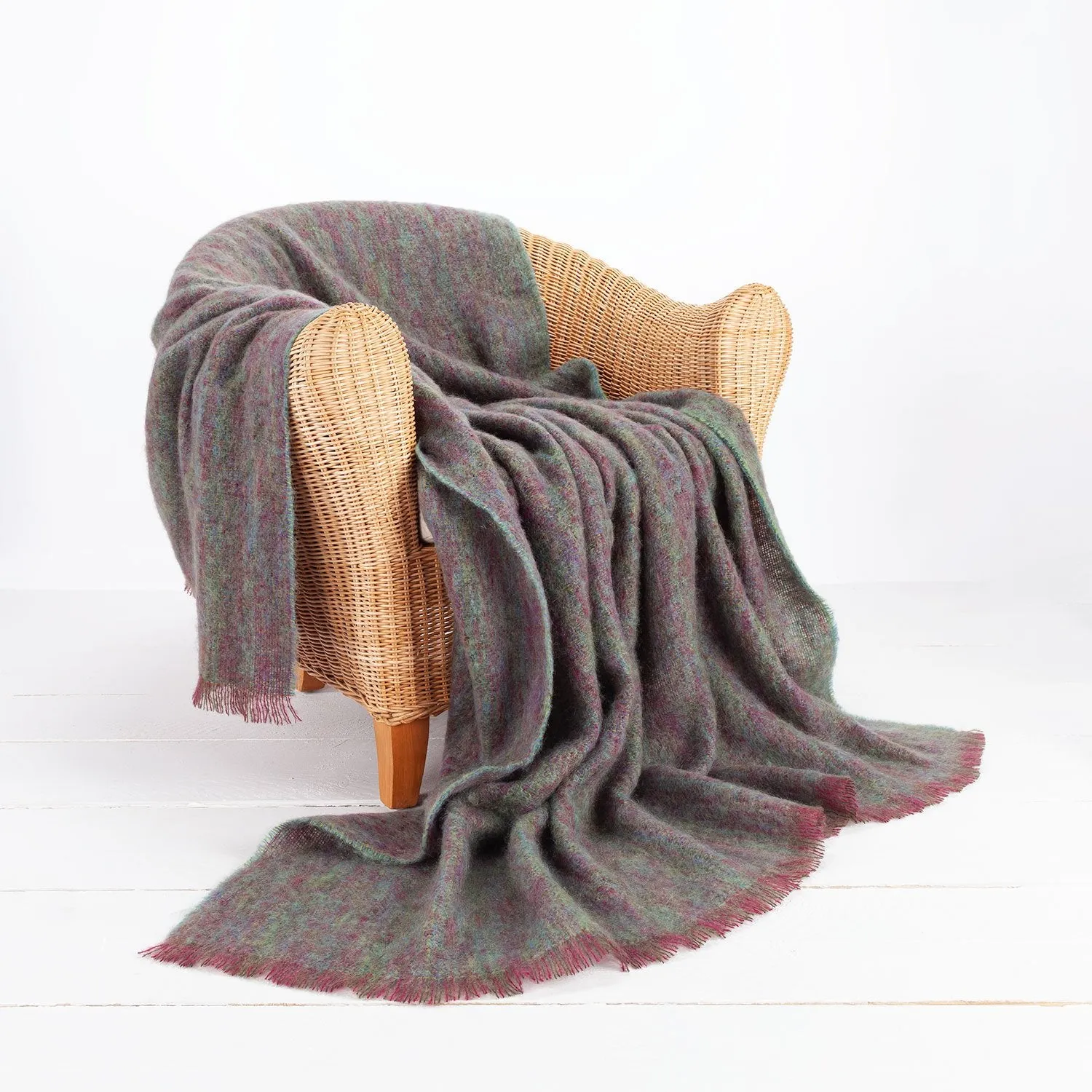 Enchanted Forest Mohair Throw