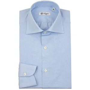 End-On-End Semi Spread Shirt - Sky Blue - Regular Fit