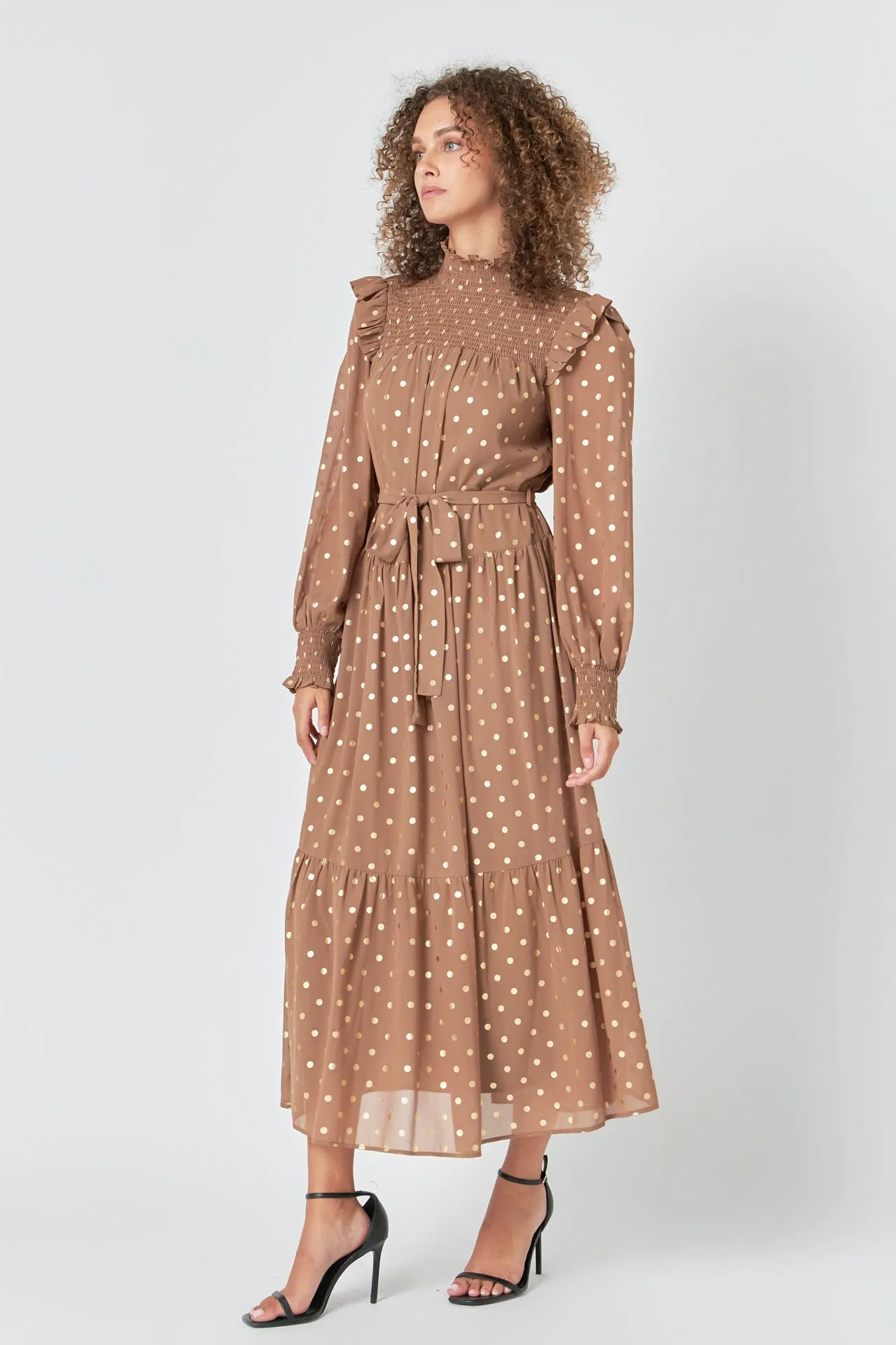 Endless Rose - Polka Dot Maxi Dress