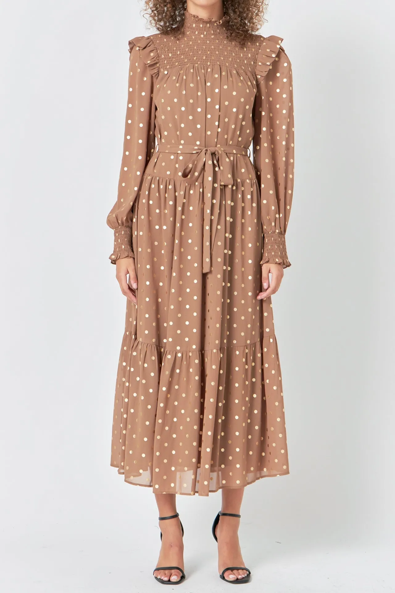 Endless Rose - Polka Dot Maxi Dress