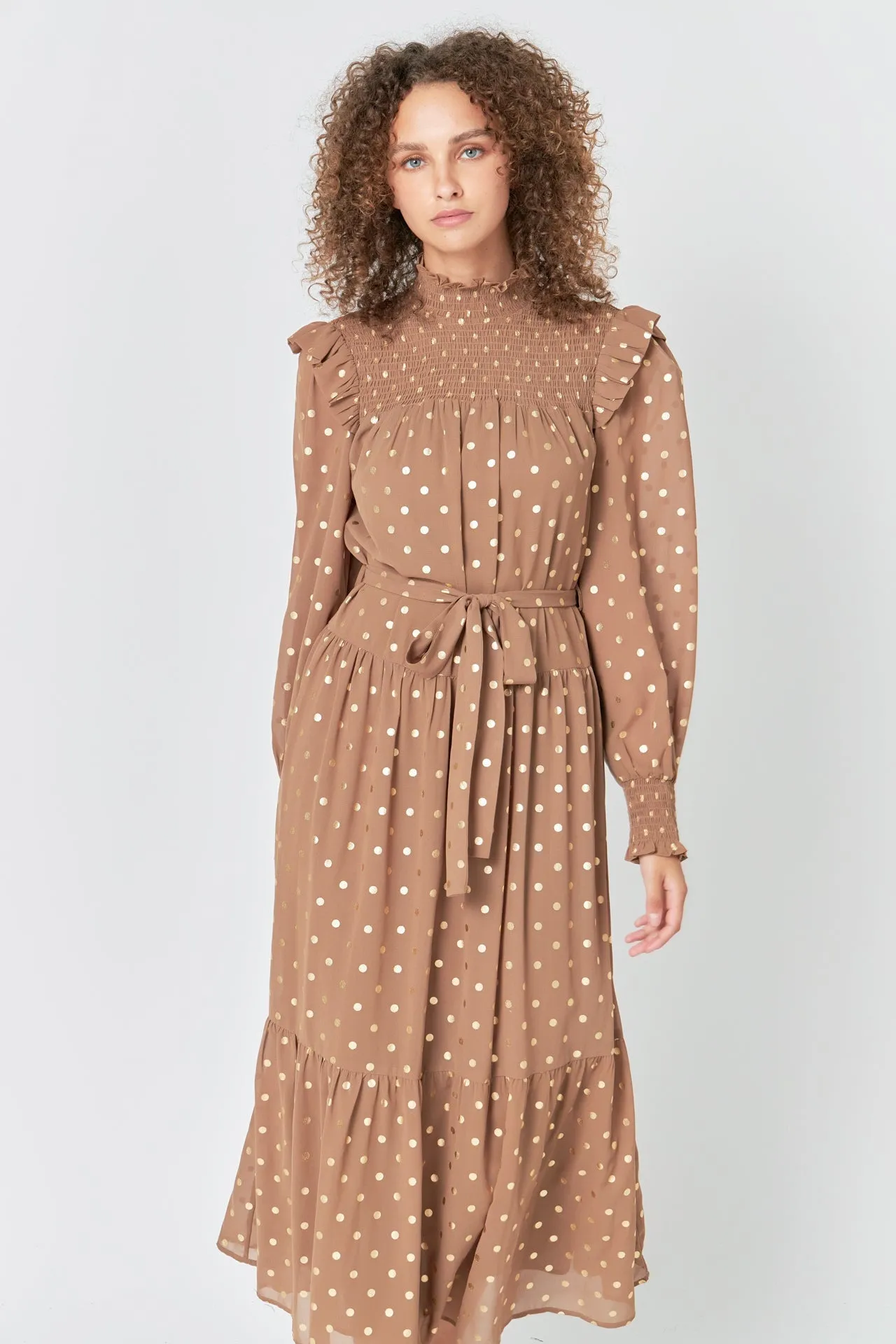 Endless Rose - Polka Dot Maxi Dress