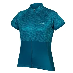 Endura Women's Humvee Ray Jersey - Kingfisher green