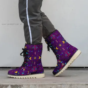 Enemy Territory Berry Polar Winter Boots