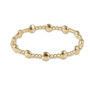 Enewton Honesty Gold Sincerity Pattern 6mm Bracelet