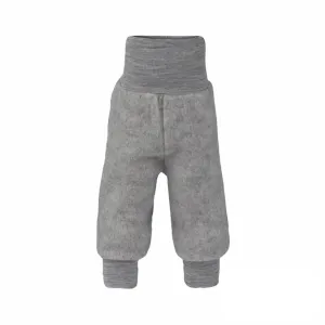 ENGEL- trousers wool fleece - grey