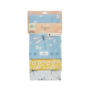 English Meadow - 3 Pack Floral Tea Towels