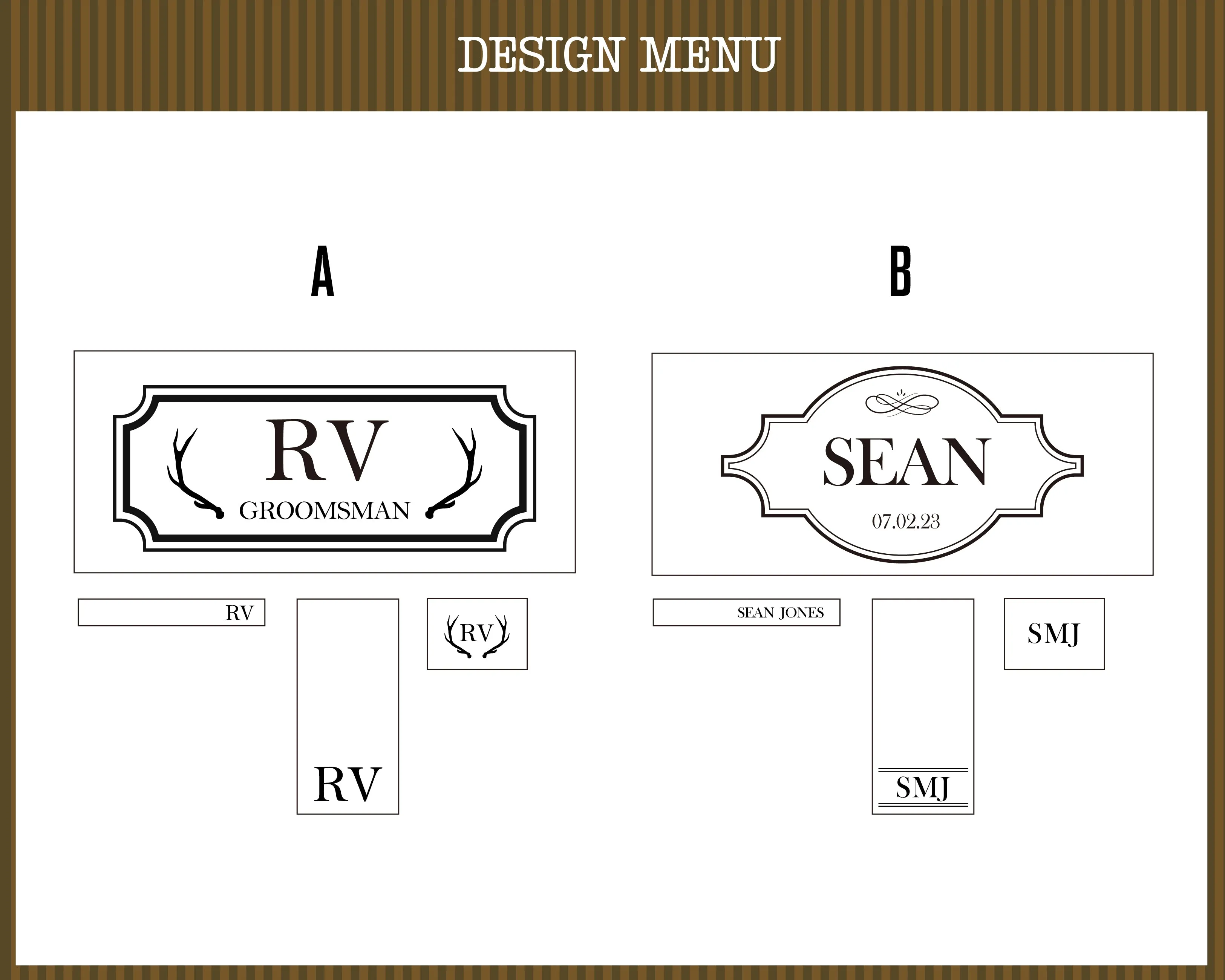 Engraved Cufflinks Tie Clip Money Clip - V2