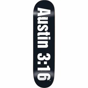 Enjoi Three Sixteen 8.5" Black Skateboard Deck