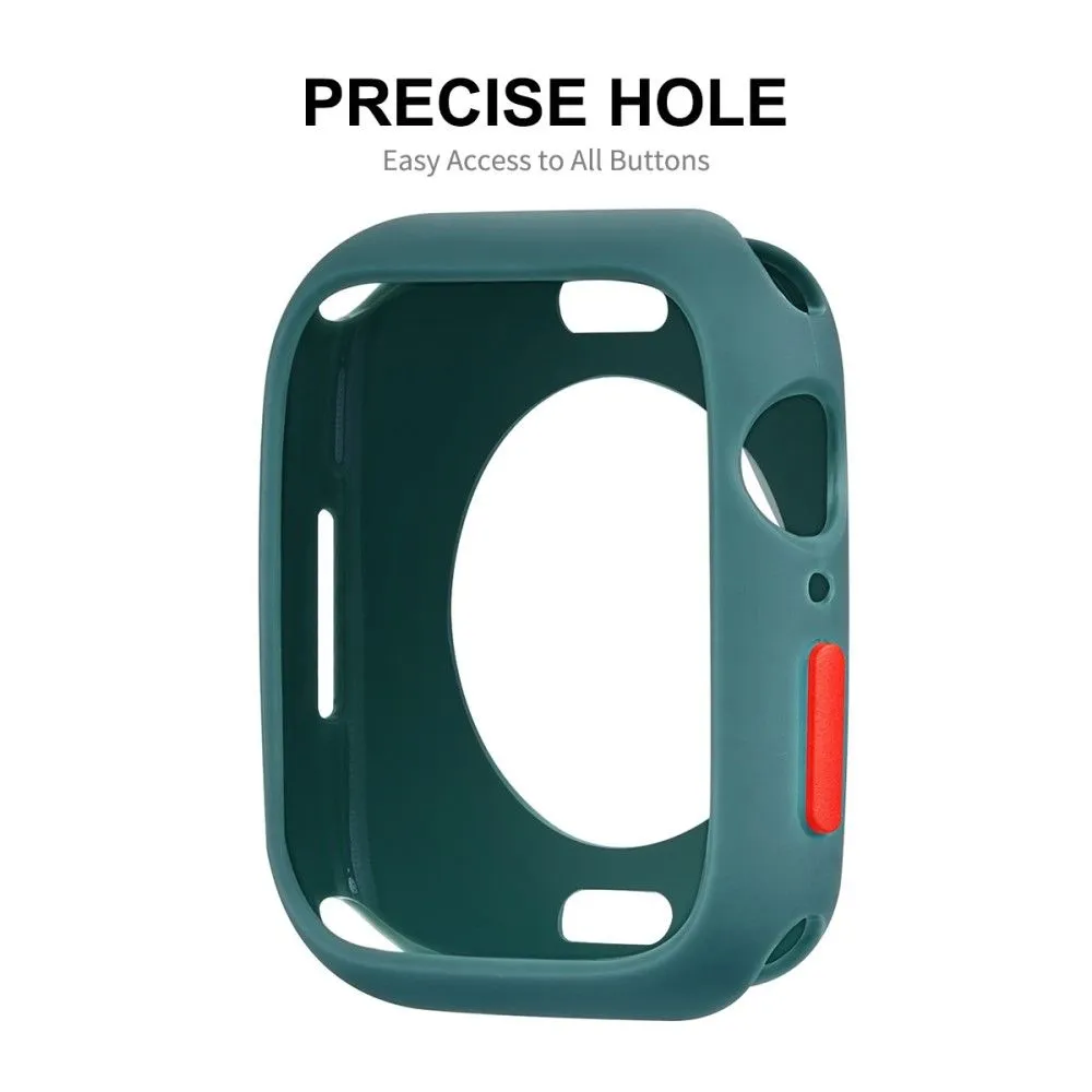 ENKAY Apple Watch (45mm) TPU cover   screen protector - Green