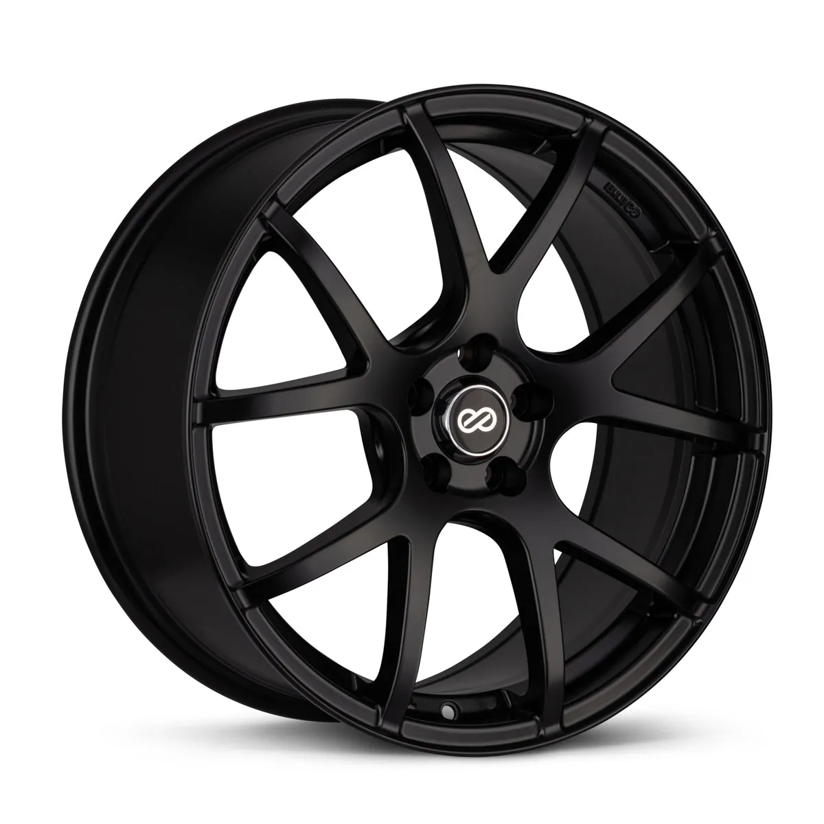 Enkei M52 17x7.5 42mm Offset 4x100 Bolt Pattern 72.6mm Bore Dia Matte Black Wheel - 480-775-4942BK