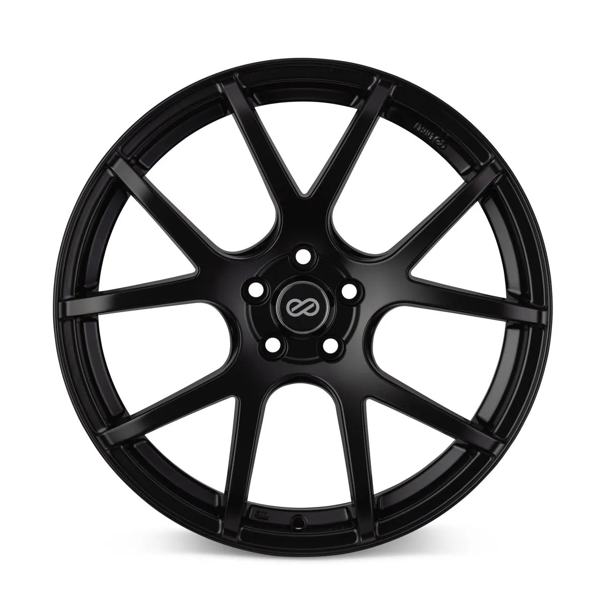 Enkei M52 17x7.5 42mm Offset 4x100 Bolt Pattern 72.6mm Bore Dia Matte Black Wheel - 480-775-4942BK