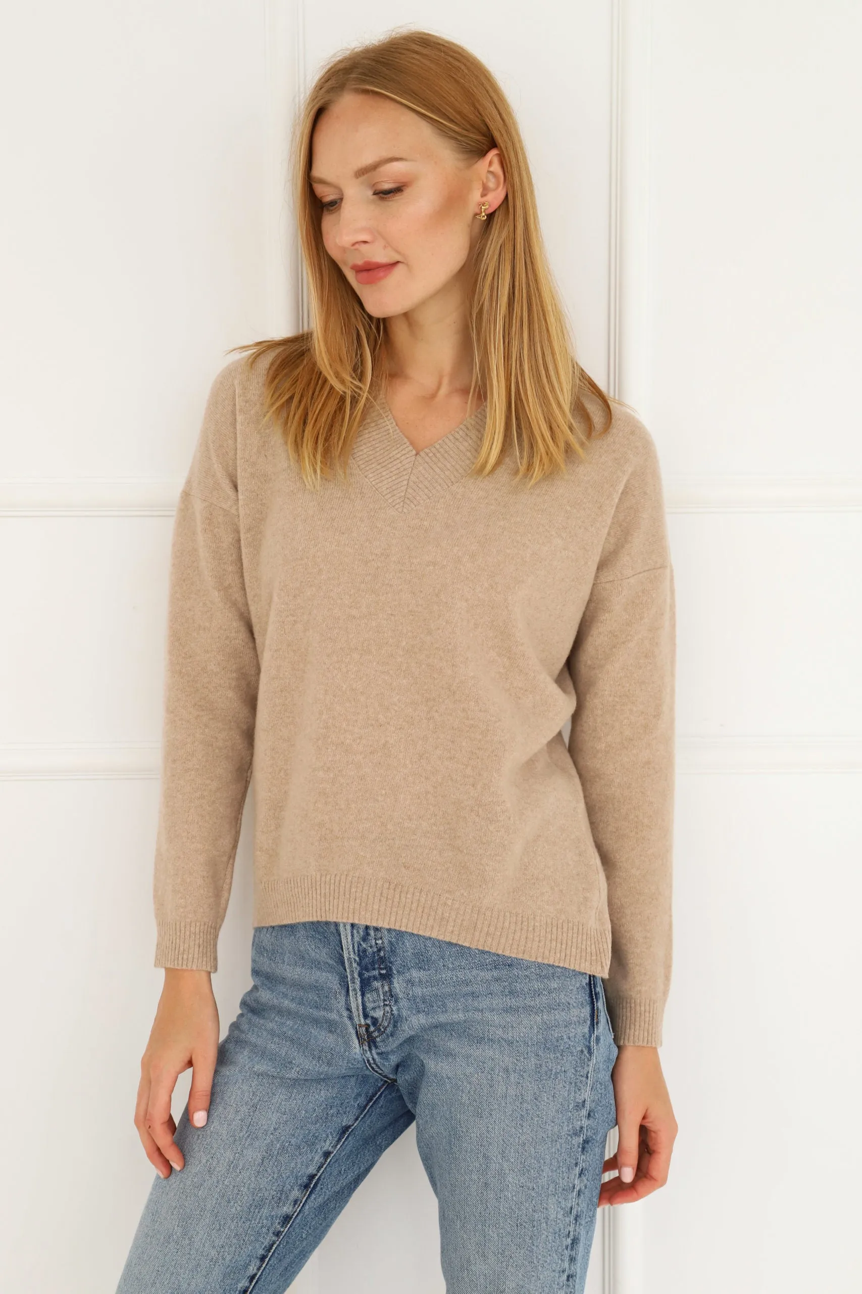 Enteliér Beige Cashmere Sweater