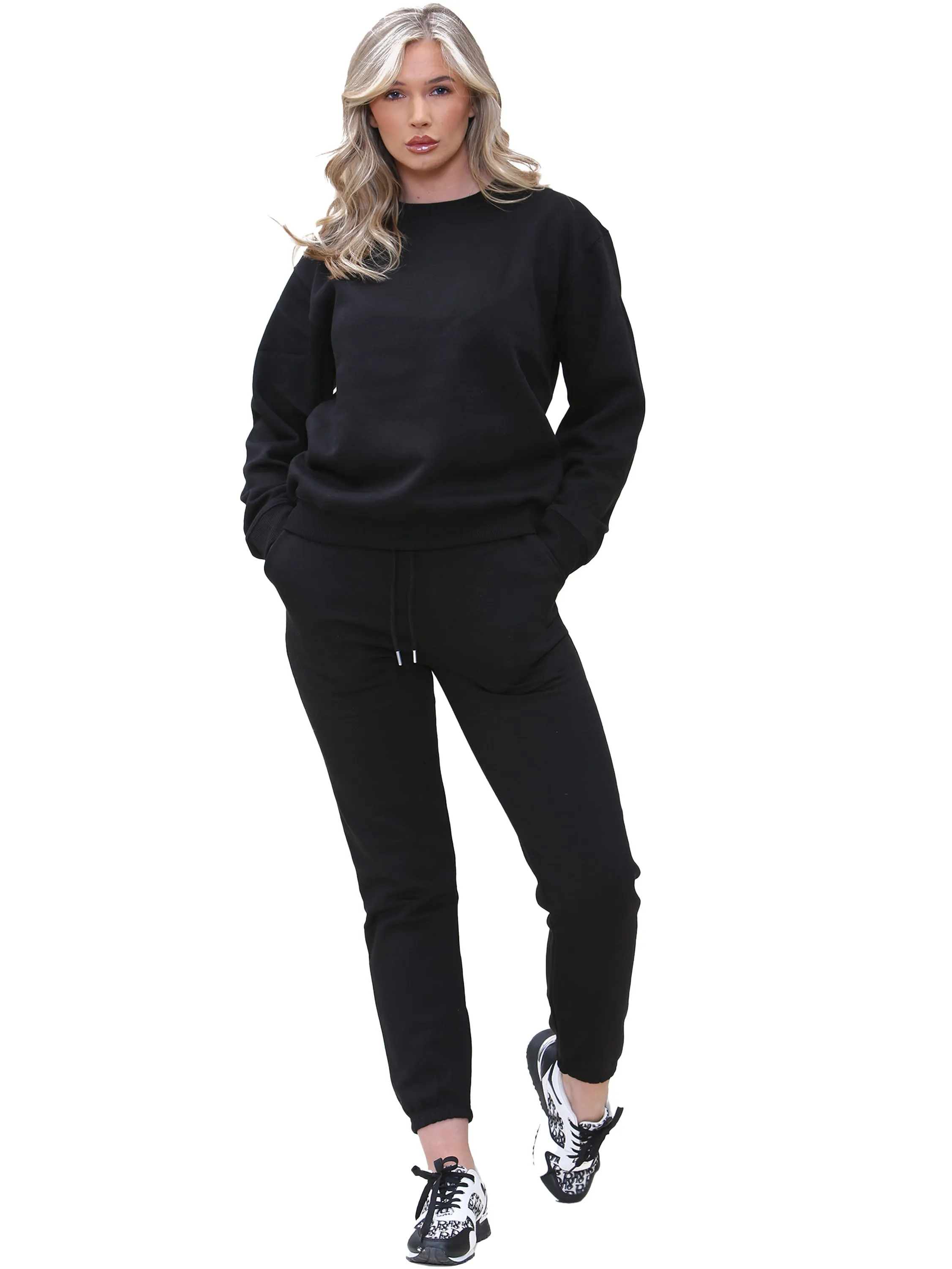 Enzo | Womens Crew Neck Sweatshirt Tracksuit