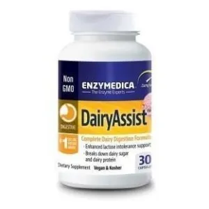 Enzymedica - dairy assist(digestion of lactose & and casein) - 30 vcaps