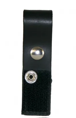 EPAULET MIC HOLDER, HOOK AND LOOP AND SNAP