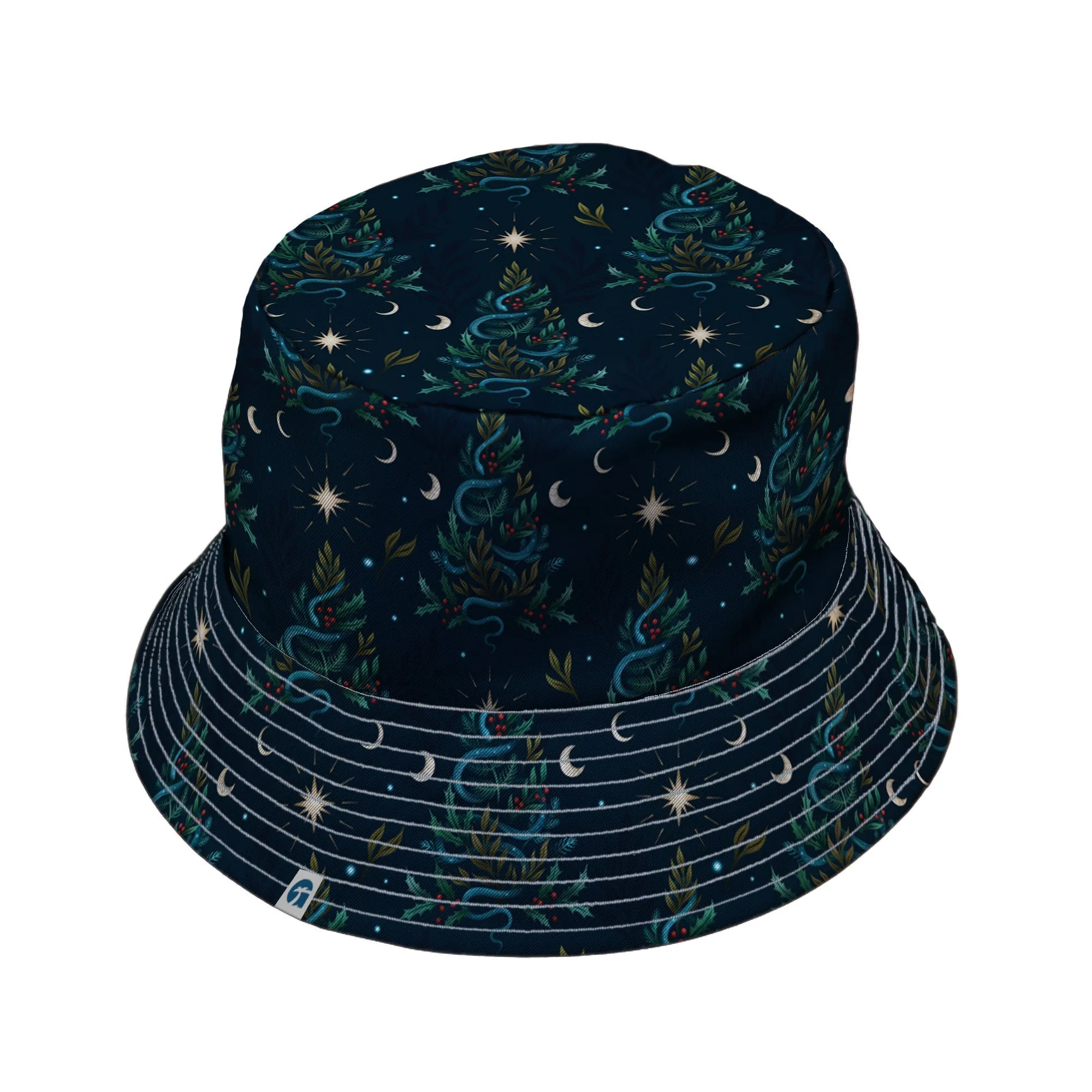 Episodic Serpent Christmas Bucket Hat