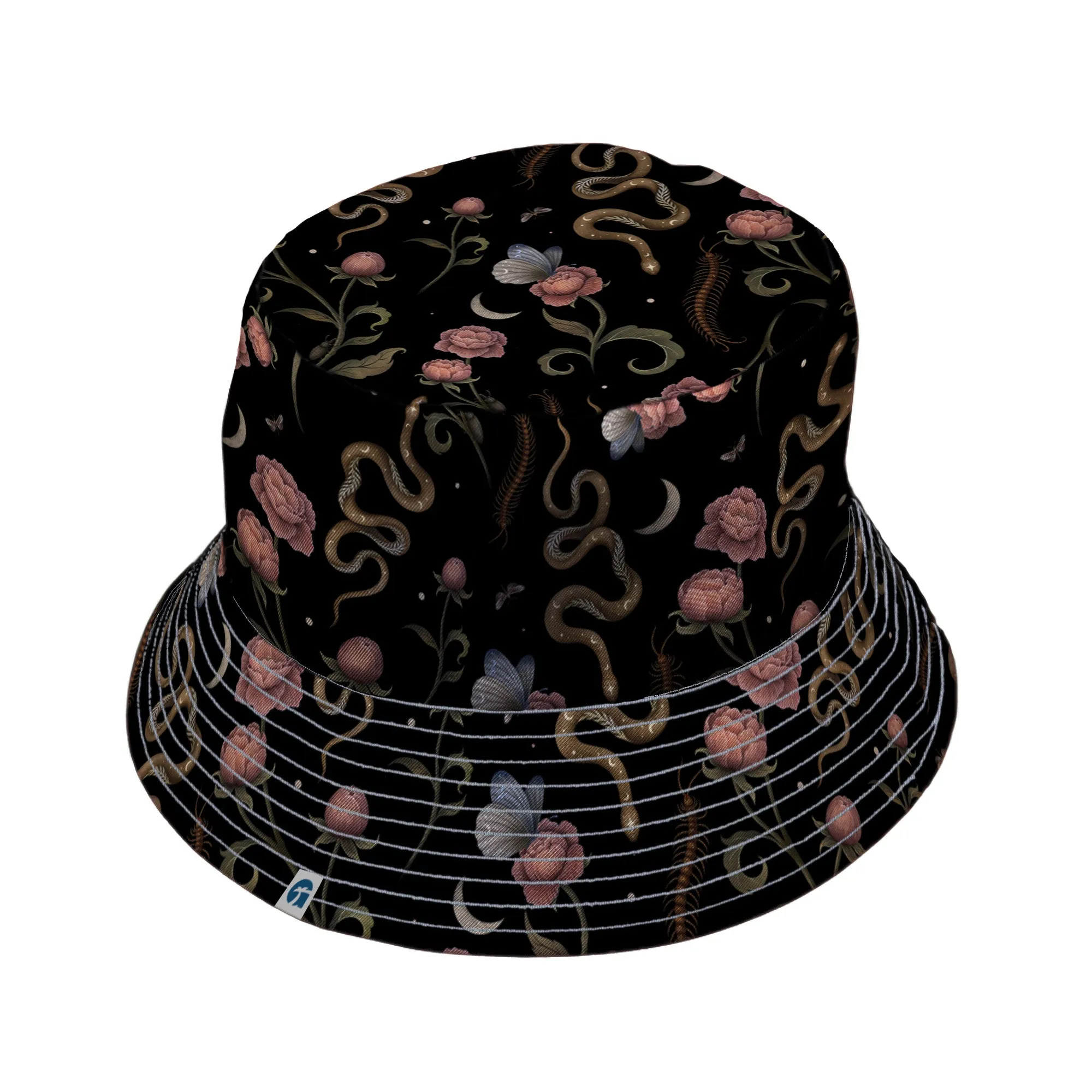 Episodic Serpent Garden Pink Space Bucket Hat