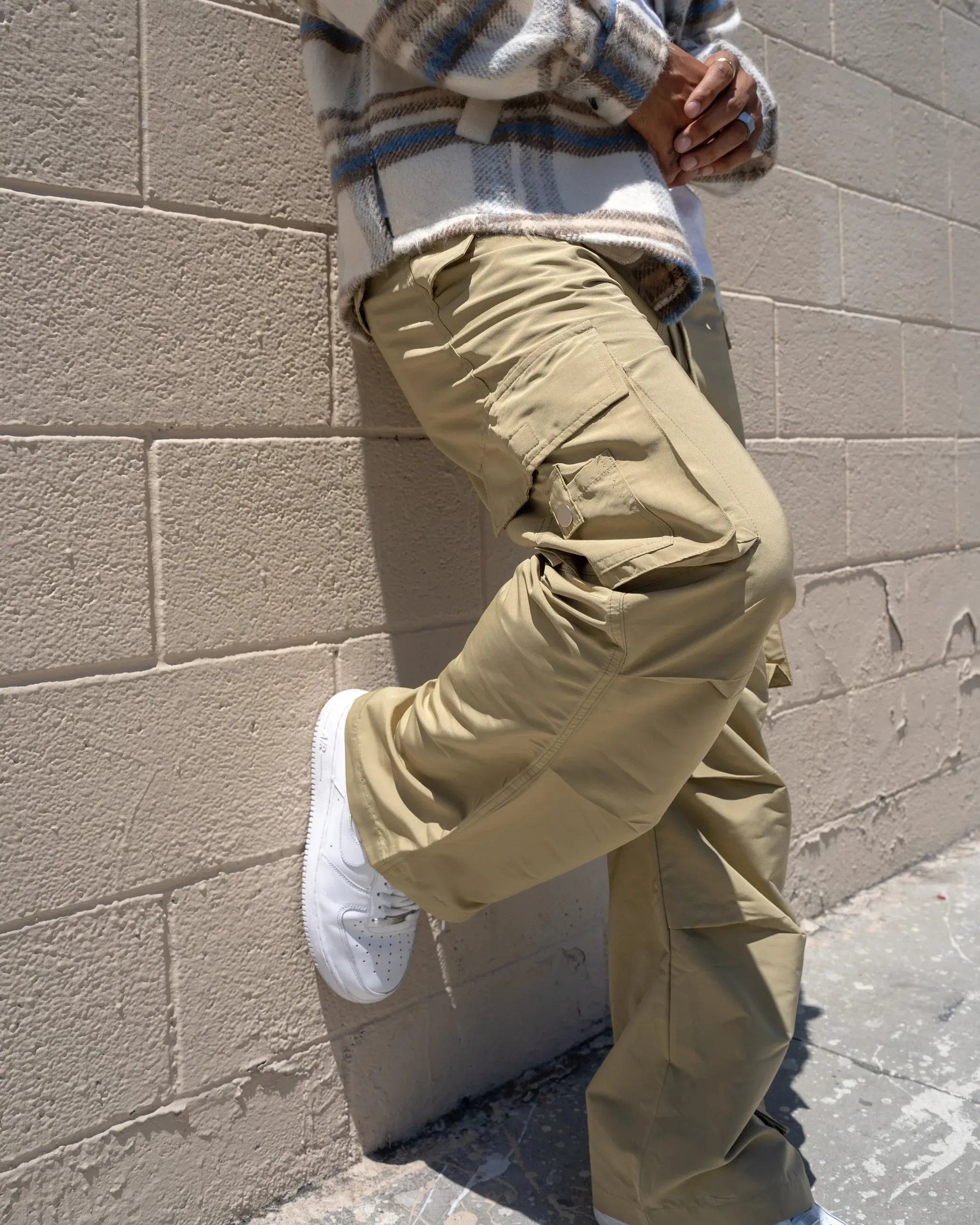 EPTM Parachute Cargo Pants - Tan