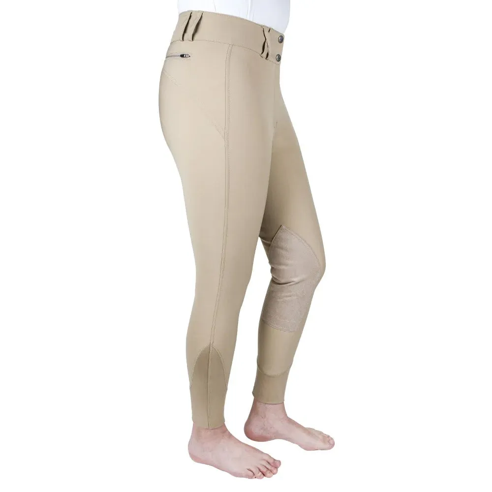 Equine Couture Charlotte Suede Knee Patch Breech