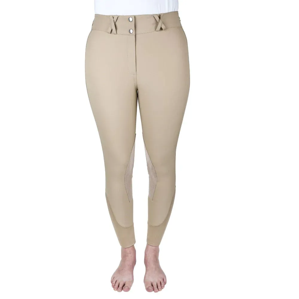 Equine Couture Charlotte Suede Knee Patch Breech