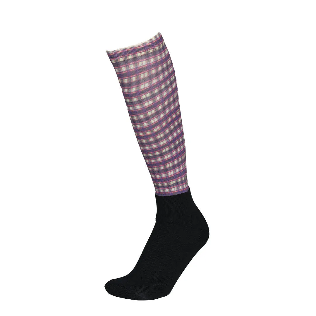 Equine Couture Ladies Amber Padded Knee Hi Boot Socks