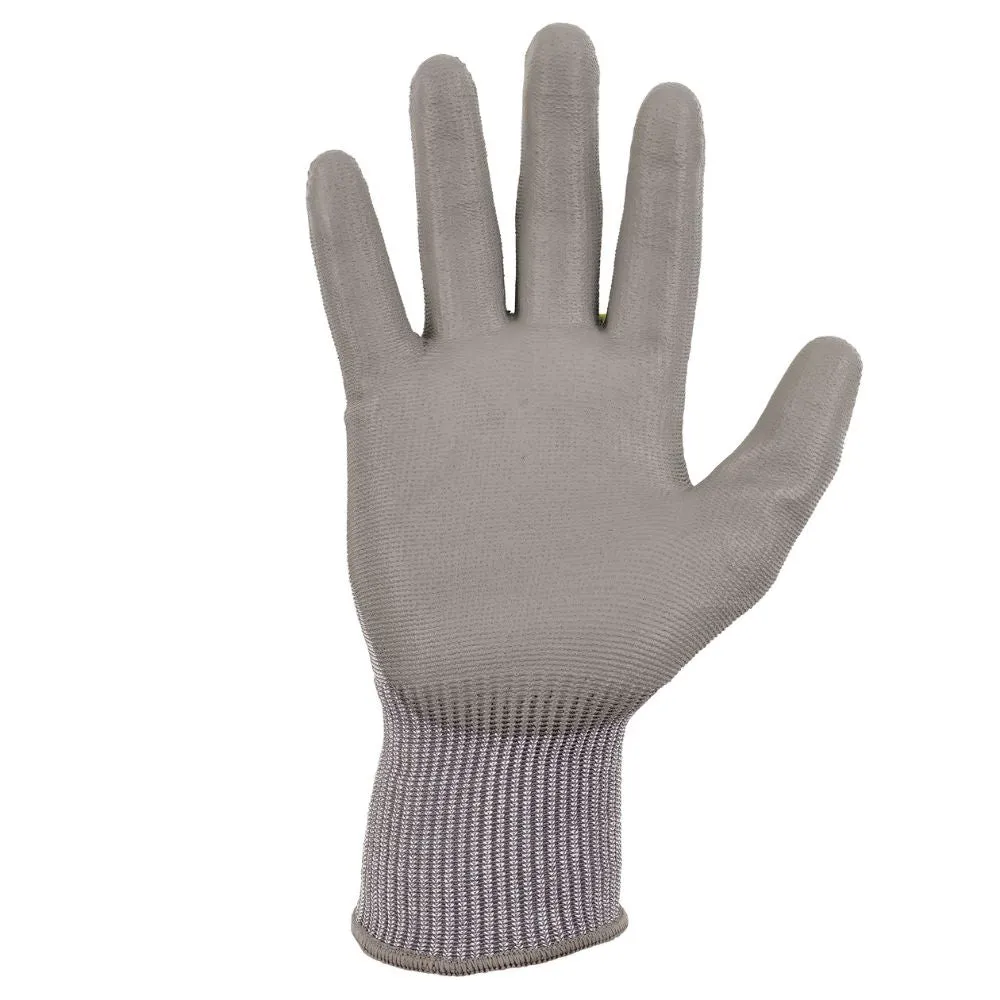 Ergodyne 10392 #7024 12-pair S Gray ANSI A2 PU Coated CR Gloves