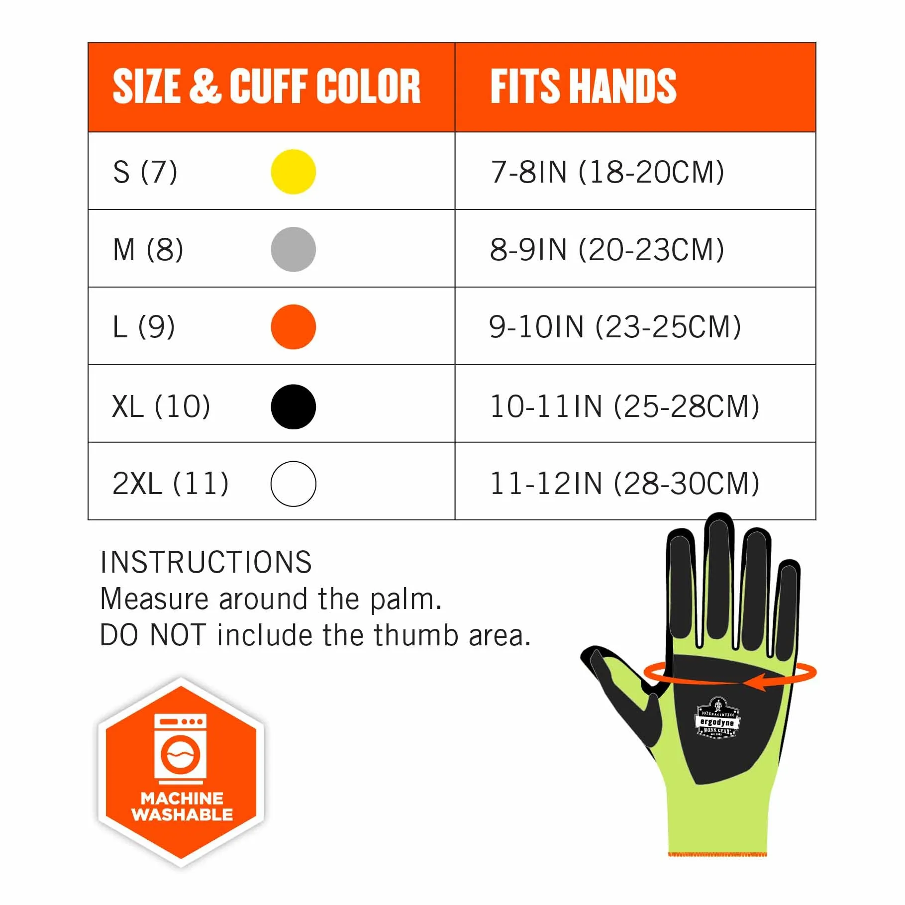 Ergodyne 17915 7141 XL Lime ANSI A4 DIR Nitrile-Coated CR Gloves