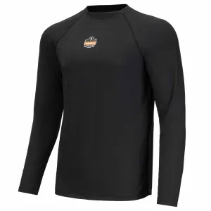 Ergodyne 40236 6436 2XL Black Long Sleeve Lightweight Base Layer Shirt