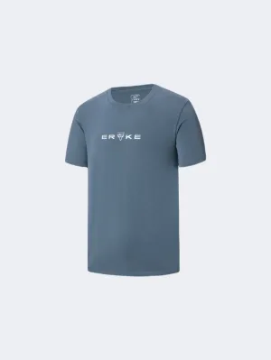 Erke Shirt Men Training T-Shirt Blue