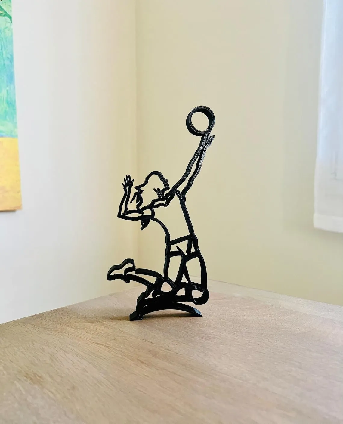 EROTNGO Minimalist Volleyball Player Figure - Beach Volleyball Home Decor, Gift, Christmas