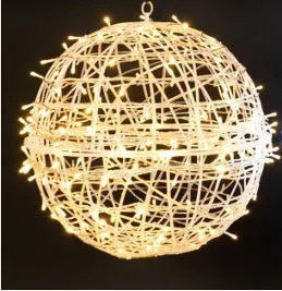 Esfera con luz para exterior / Outdooor Lighted ball