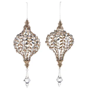 Esferas gota de alambre / Wire drop ornaments