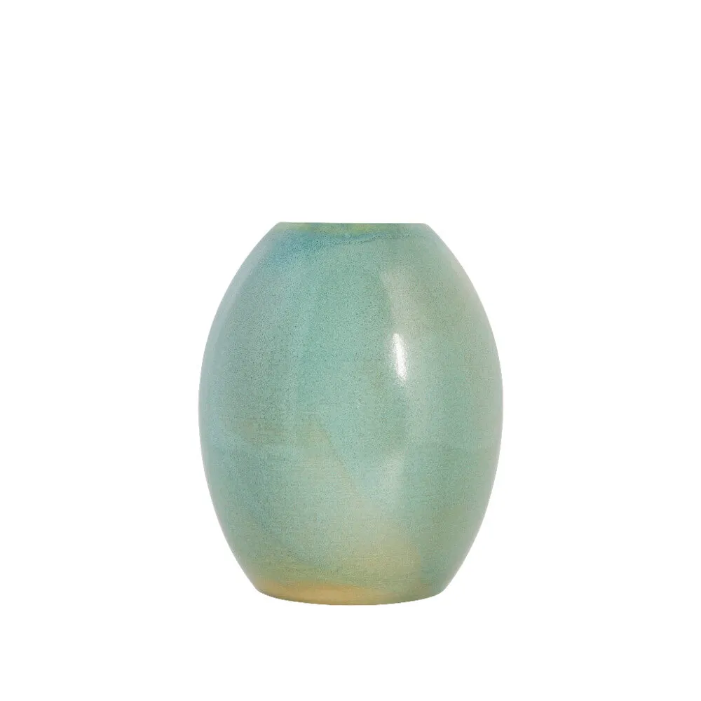 Eslia vase H28 cm. dark mint