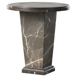 Eslo End Table, Grey Marble