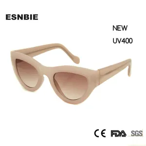 ESNBIE New Pink Sunglasses Women Cat Eye Sexy lunette de soleil Women's Decorative Glasses oculos Fashion Eyewear UV400