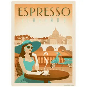 Espresso Italiano Italian Coffee Vinyl Sticker