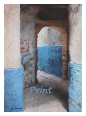 Essaouira Morocco The Blue Path Prints