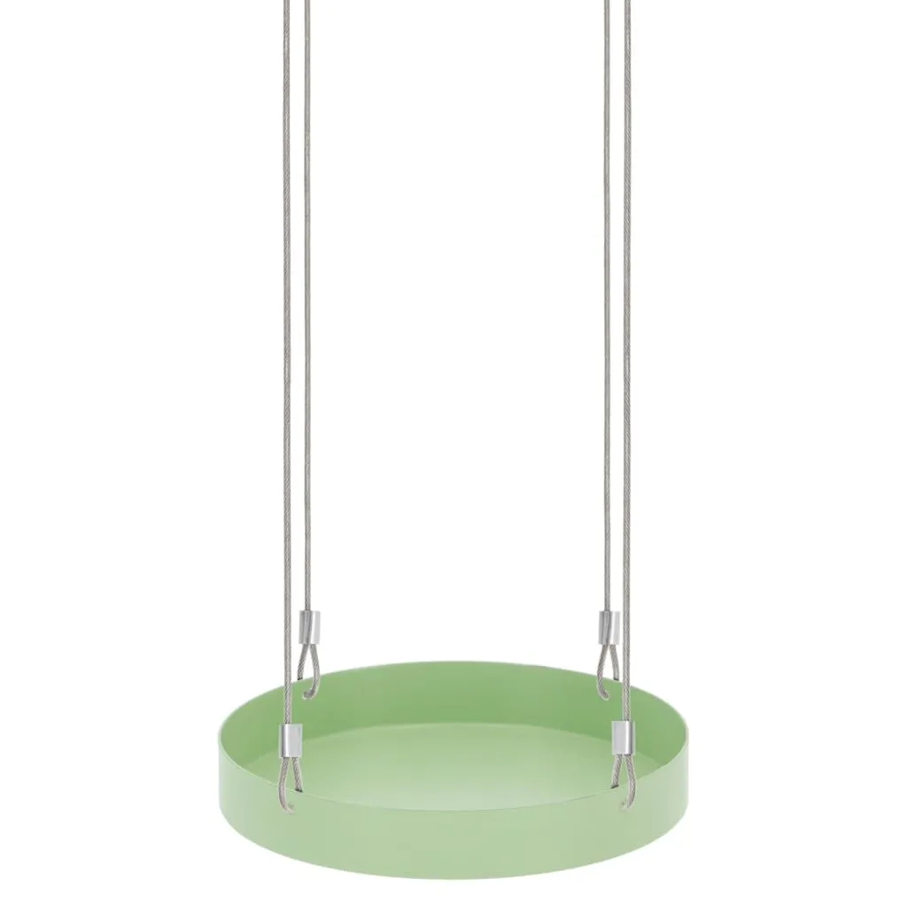 Esschert Design Hanging Plant Tray Round Green S