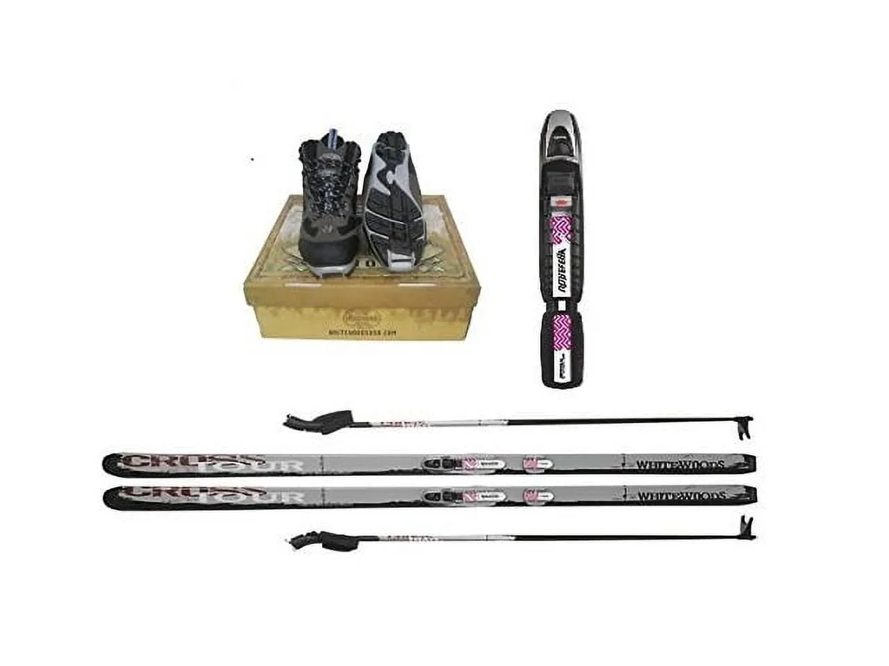 essential Adult NNN Cross Country Ski Package, 207cm (for Skiers 180 lbs. & Up)