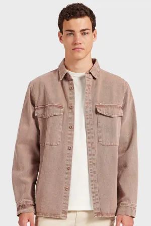 Essential Overshirt in Rose Tan